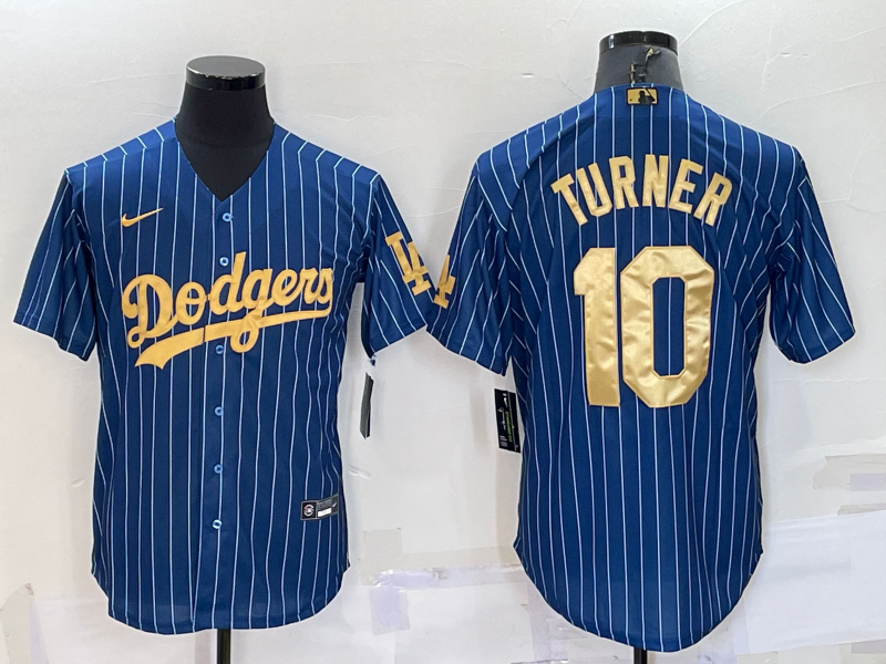 Men's Los Angeles Dodgers #10 Justin Turner Navy Gold Cool Base Stitched Baseball Jersey Men's Los Angeles Dodgers #10 Justin Turner Navy Gold Cool Base Stitched Baseball Jersey